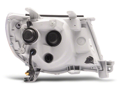 Raxiom Axial Series LED DRL Projector Headlights; Black Housing; Clear Lens (05-11 Tacoma)