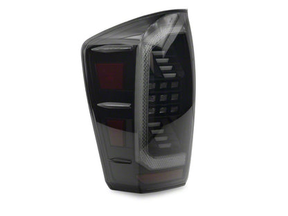 Raxiom LED Tail Lights; Black Housing; Clear Lens (16-23 Tacoma)