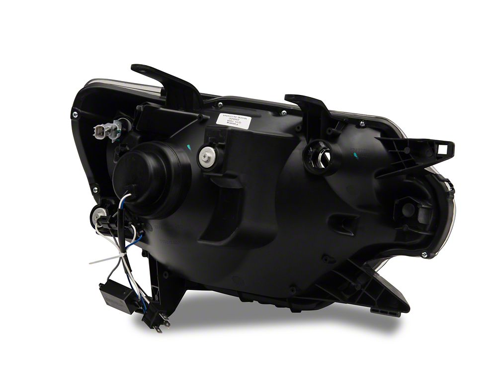 Raxiom Axial Series Projector Headlights with LED Bar; Black Housing; Clear Lens (12-15 Tacoma)