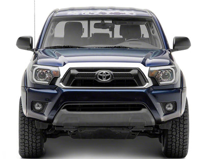 Raxiom Axial Series Projector Headlights with LED Bar; Black Housing; Clear Lens (12-15 Tacoma)