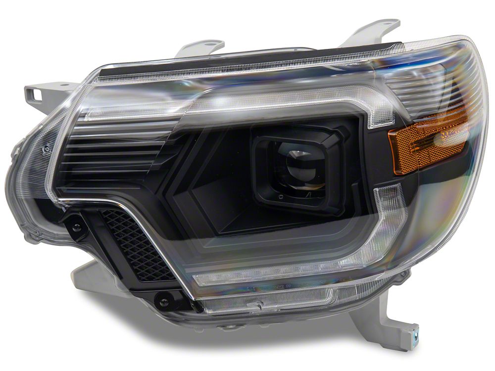 Raxiom Axial Series Switchback Projector Headlights; Black Housing; Cl