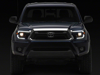 Raxiom Axial Series Switchback Projector Headlights; Black Housing; Clear Lens (12-15 Tacoma)