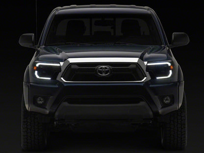Raxiom Axial Series Switchback Projector Headlights; Black Housing; Clear Lens (12-15 Tacoma)