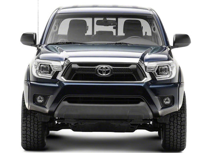 Raxiom Axial Series Switchback Projector Headlights; Chrome Housing; Clear Lens (12-15 Tacoma)