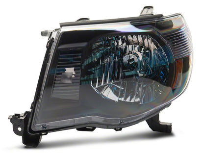 Raxiom Axial Series OE Replacement Headlights; Black Housing; Clear Lens (05-11 Tacoma)