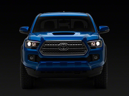 Raxiom Axial Series OE Replacement Headlights; Black Housing; Clear Lens (16-23 Tacoma w/o Factory LED DRL)