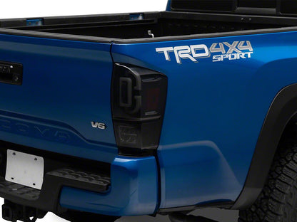 Raxiom XW Series Sequential LED Tail Lights; Black Housing, Smoked Lens (16-23 Tacoma)