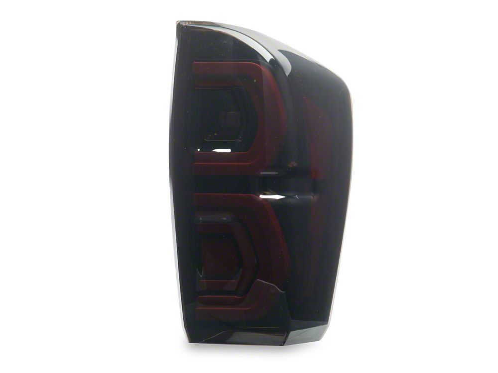 Raxiom Deuce LED Tail Lights; Black Housing; Smoked Lens (16-23 Tacoma)