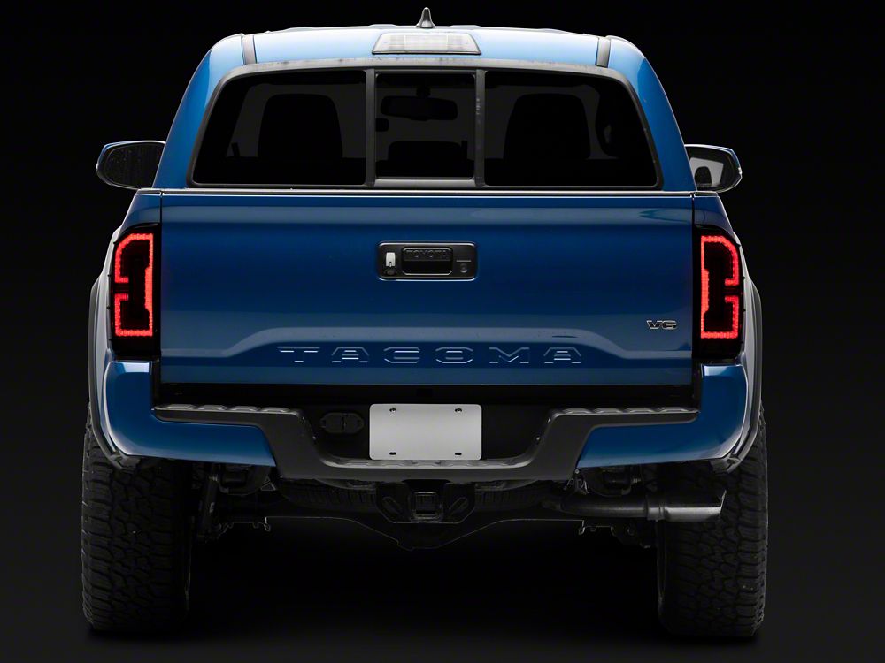 Raxiom LED Tail Lights; Black Housing; Smoked Lens (16-23 Tacoma)