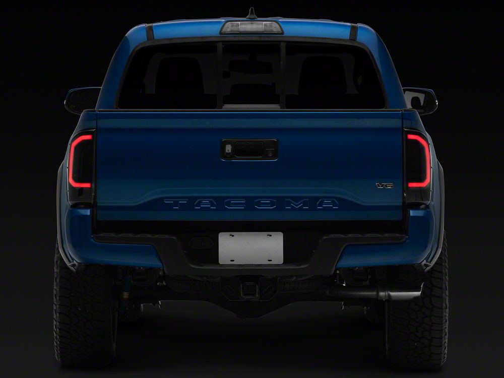 Raxiom Axial Series LED Tail Lights; Black Housing; Smoked Lens (16-23 Tacoma)