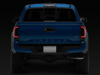 Raxiom Axial Series LED Tail Lights; Black Housing; Smoked Lens (16-23 Tacoma)