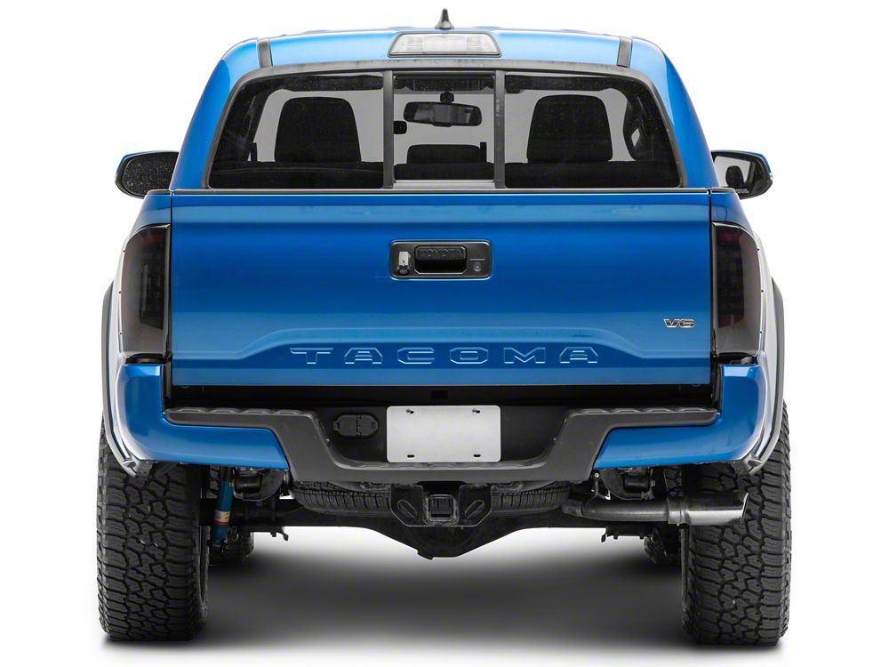 Raxiom Axial Series LED Tail Lights; Black Housing; Smoked Lens (16-23 Tacoma)