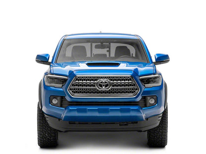 Raxiom CXR Series V2 LED Projector Headlights; Black Housing; Clear Lens (16-23 Tacoma w/ Factory Halogen DRL)