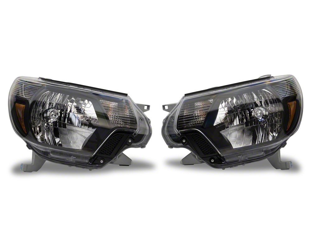 Raxiom Axial Series Headlights; Black Housing; Clear Lens (12-15 Tacoma)