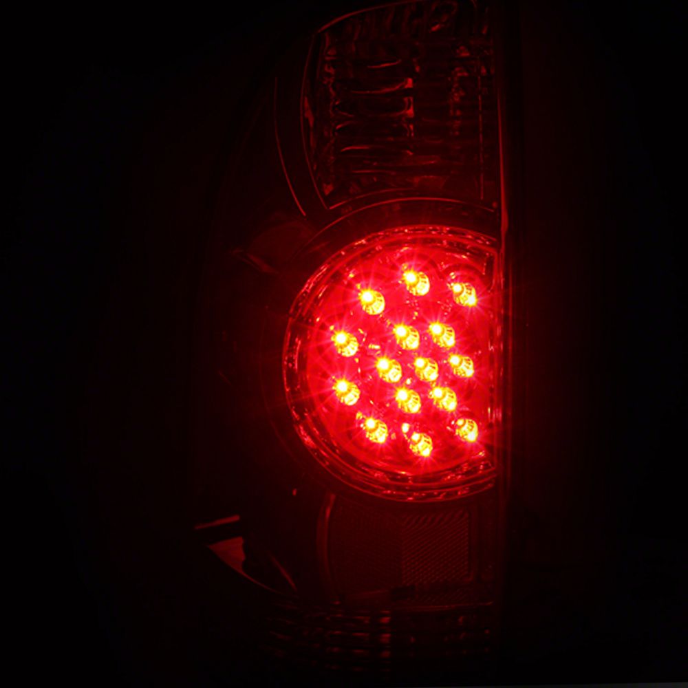 Raxiom LED Tail Lights; Chrome Housing; Clear Lens (05-06 Tacoma)