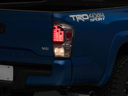 Raxiom LED Tail Lights; Chrome Housing; Clear Lens (16-23 Tacoma)