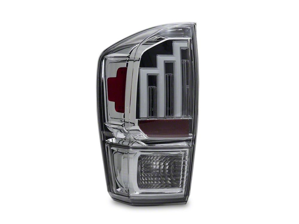 Raxiom LED Tail Lights; Chrome Housing; Smoked Lens (16-23 Tacoma)