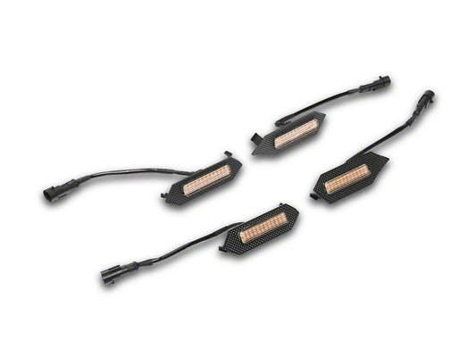 Raxiom Amber LED Grille Light; Clear Lens (24-26 Tacoma Pre Runner, TRD Off-Road, TRD Sport)