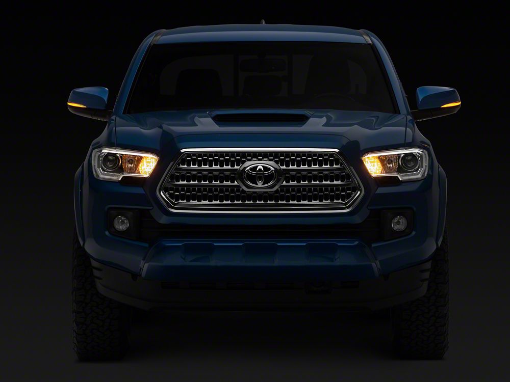 Raxiom Axial Series Mirror Mounted LED Sequential Turn Signals; Smoked (16-23 Tacoma)