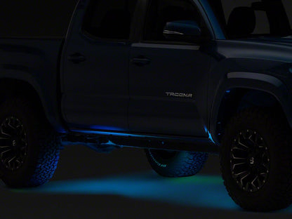 Raxiom Axial Series Multi-Color Underbody Rock Light Kit with Bluetooth Remote (Universal; Some Adaptation May Be Required)