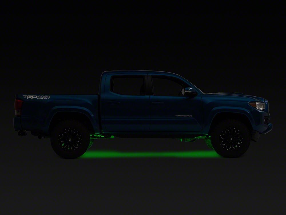 Raxiom Axial Series Multi-Color Underbody Rock Light Kit with Bluetooth Remote (Universal; Some Adaptation May Be Required)
