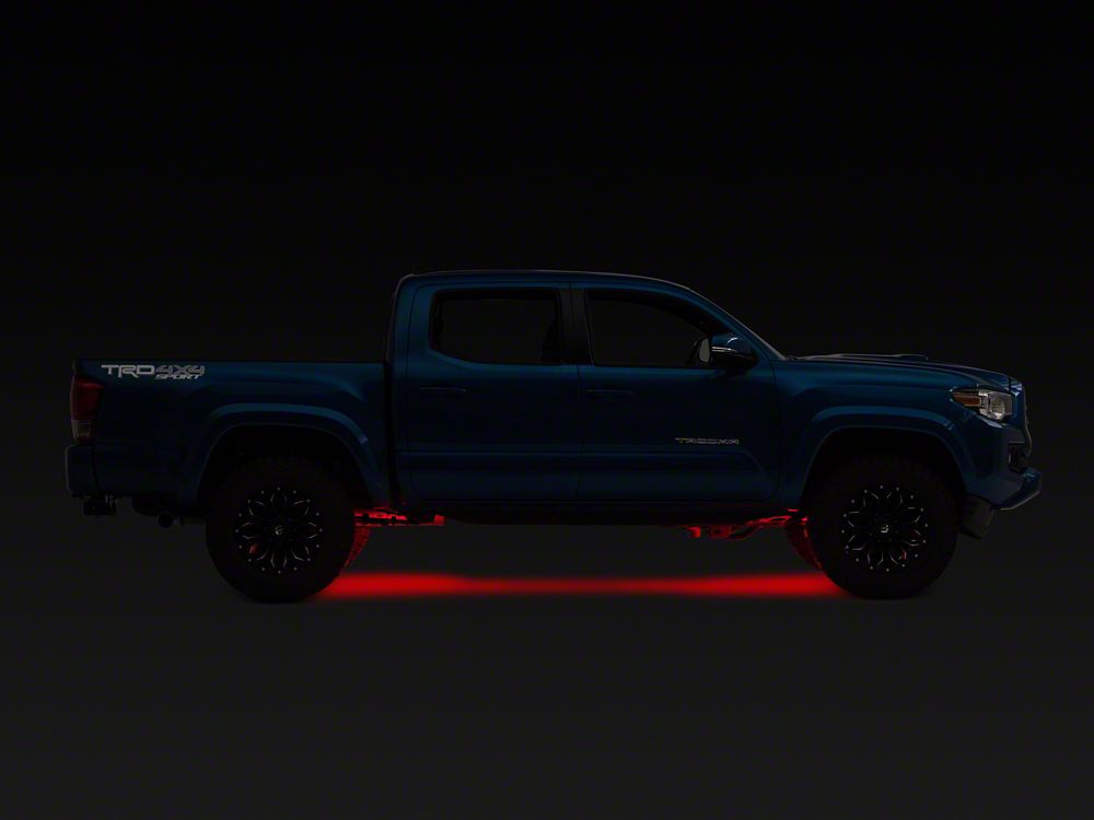Raxiom Axial Series Multi-Color Underbody Rock Light Kit with Bluetooth Remote (Universal; Some Adaptation May Be Required)