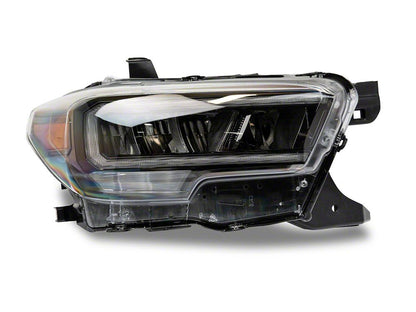 Raxiom LED Headlights; Black Housing; Clear Lens (16-23 Tacoma w/ Factory Halogen DRL)