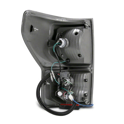 Raxiom Axial Series LED Tail Lights; Black Housing; Smoked Lens (07-11 Tundra)