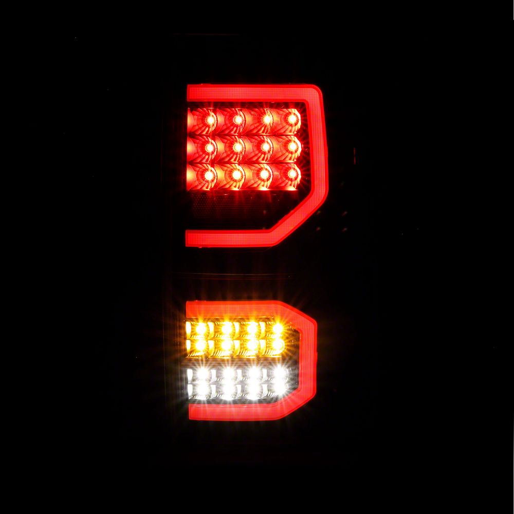 Raxiom Axial Series LED Tail Lights; Black Housing; Clear Lens (07-11 Tundra)