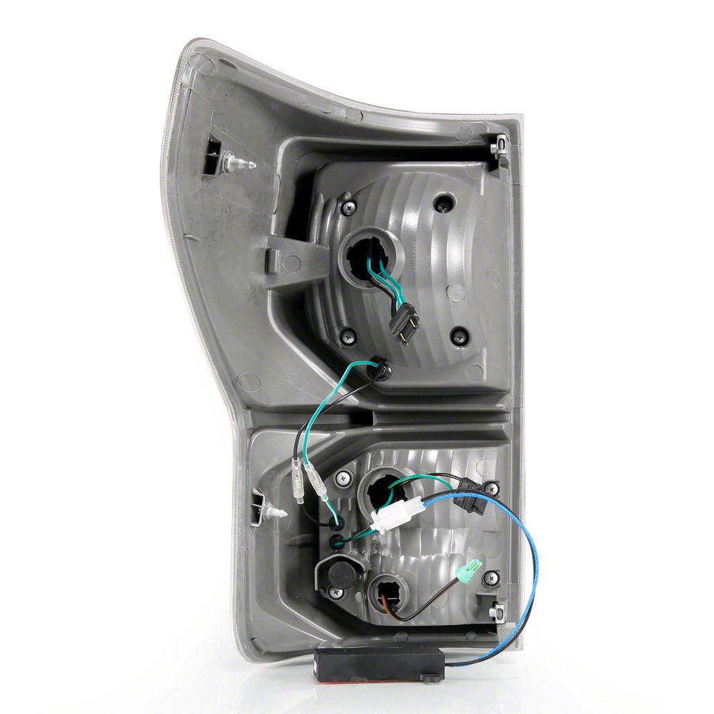 Raxiom Axial Series LED Tail Lights; Black Housing; Clear Lens (07-11 Tundra)