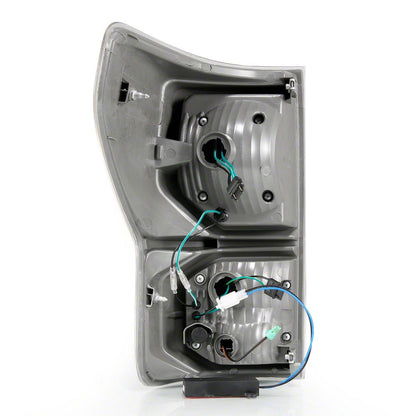 Raxiom Axial Series LED Tail Lights; Black Housing; Clear Lens (07-11 Tundra)