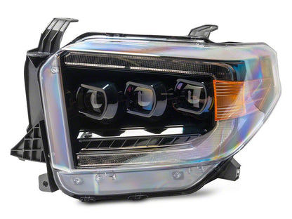Raxiom CXR Series LED Headlights; Black Housing; Clear Lens (14-21 Tundra)