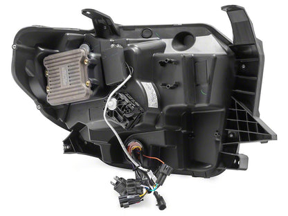 Raxiom CXR Series LED Headlights; Black Housing; Clear Lens (14-21 Tundra)