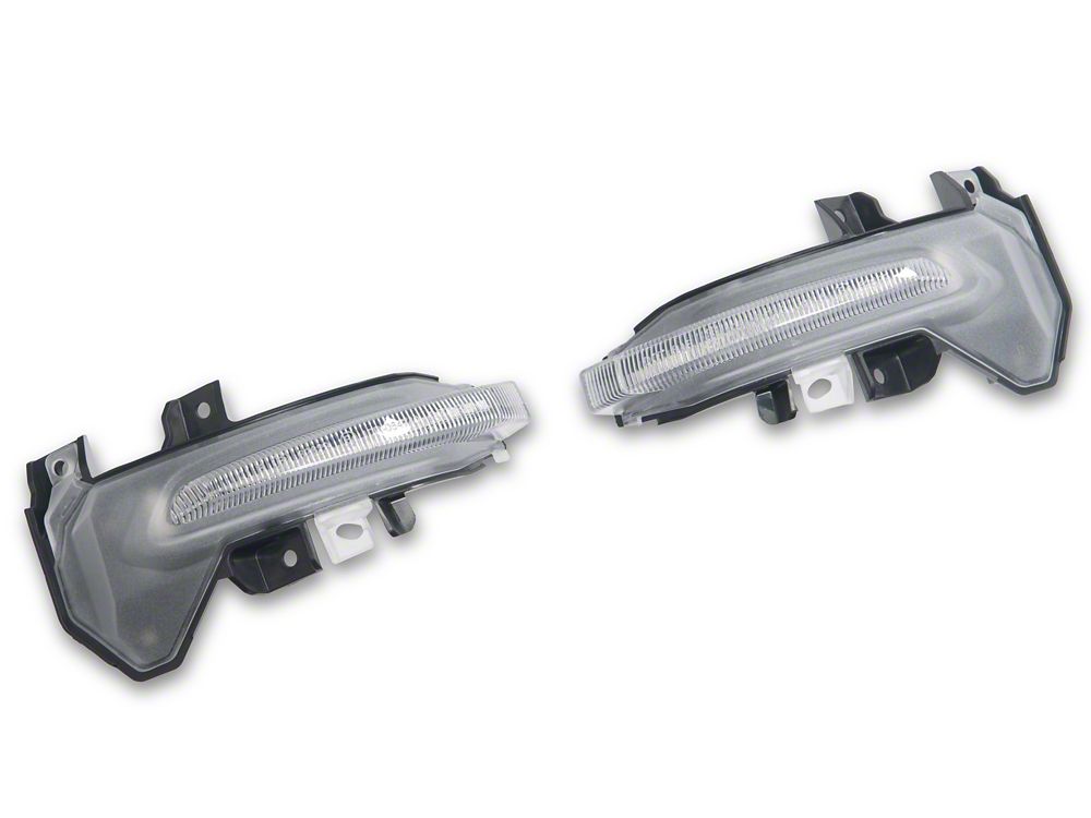 Raxiom Sequential LED Mirror Lights; Clear (22-26 Tundra w/ OEM Mirror Turn Signals)