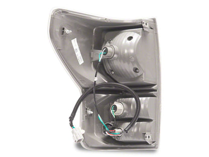 Raxiom Axial Series Dual C-Shape LED Tail Lights; Black Housing; Clear Lens (07-13 Tundra)