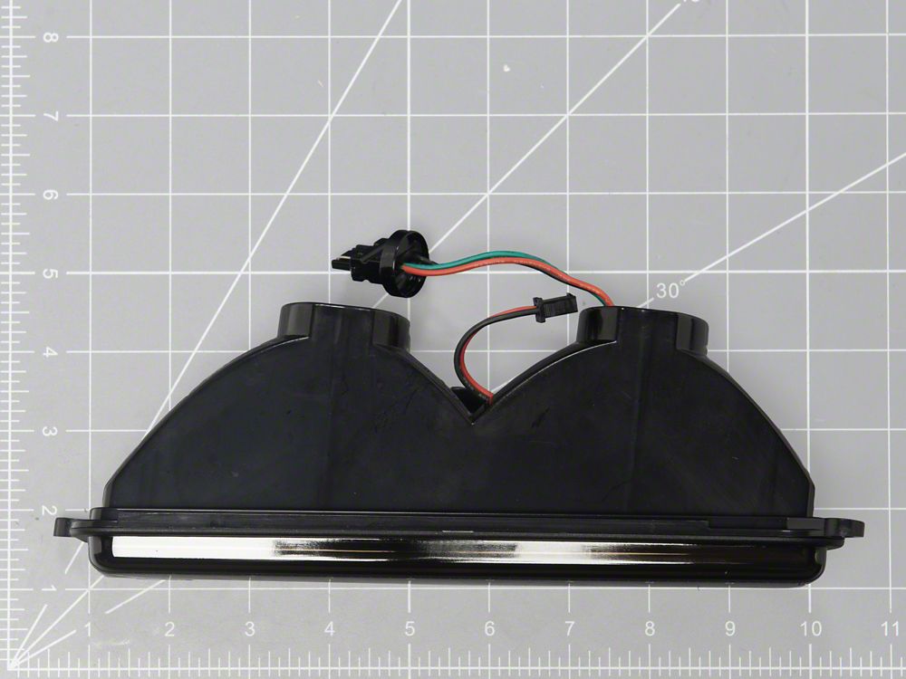 Raxiom LED Front Corner Lights; Black Housing; Smoked Lens (97-01 Jeep Cherokee XJ)