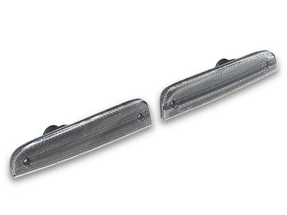 Raxiom LED Side Marker Lights; Clear Lens; Amber LED (97-01 Jeep Cherokee XJ)