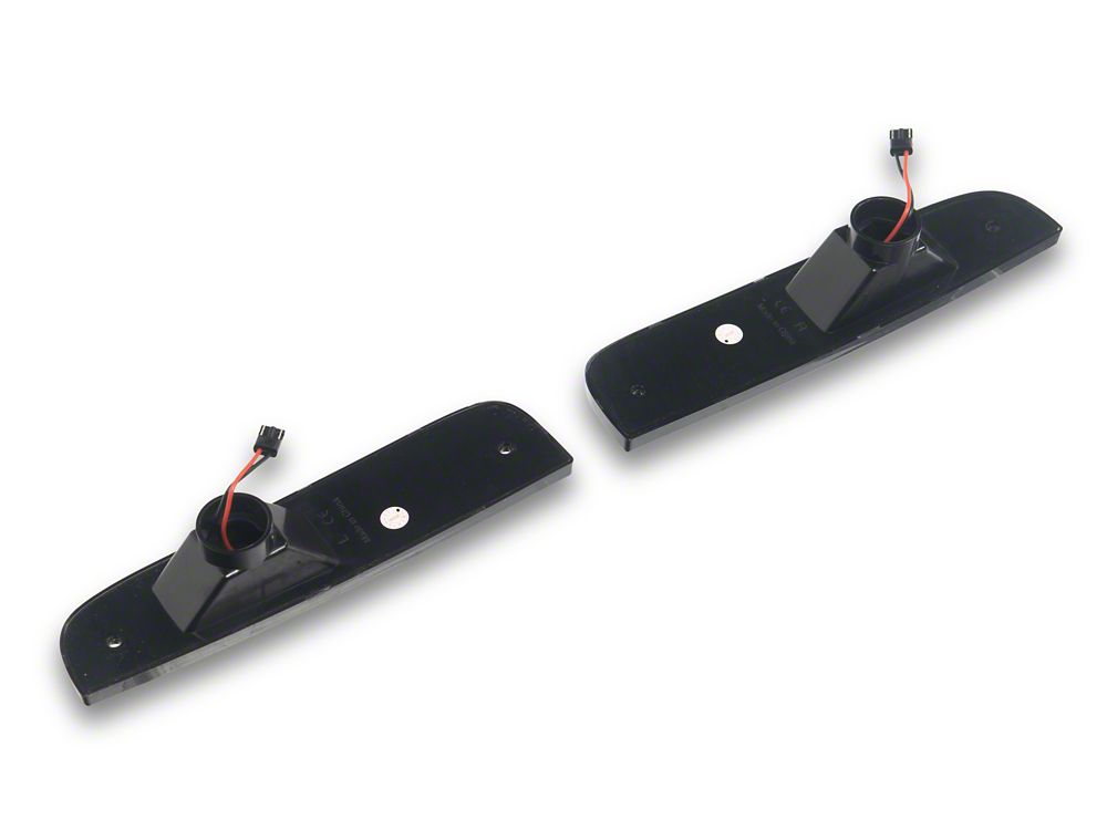 Raxiom LED Side Marker Lights; Smoked Lens; Amber LED (97-01 Jeep Cherokee XJ)