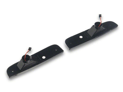 Raxiom LED Side Marker Lights; Smoked Lens; Amber LED (97-01 Jeep Cherokee XJ)