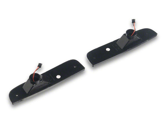 Raxiom LED Side Marker Lights; Smoked Lens; Amber LED (97-01 Jeep Cherokee XJ)